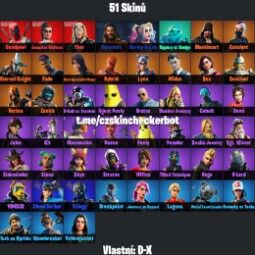 [PC/XBOX/PSN/Nintendo]✅Best Account✅51 Skins✅59 Emotes✅53 Pickaxes✅ Full Access✅s397 0